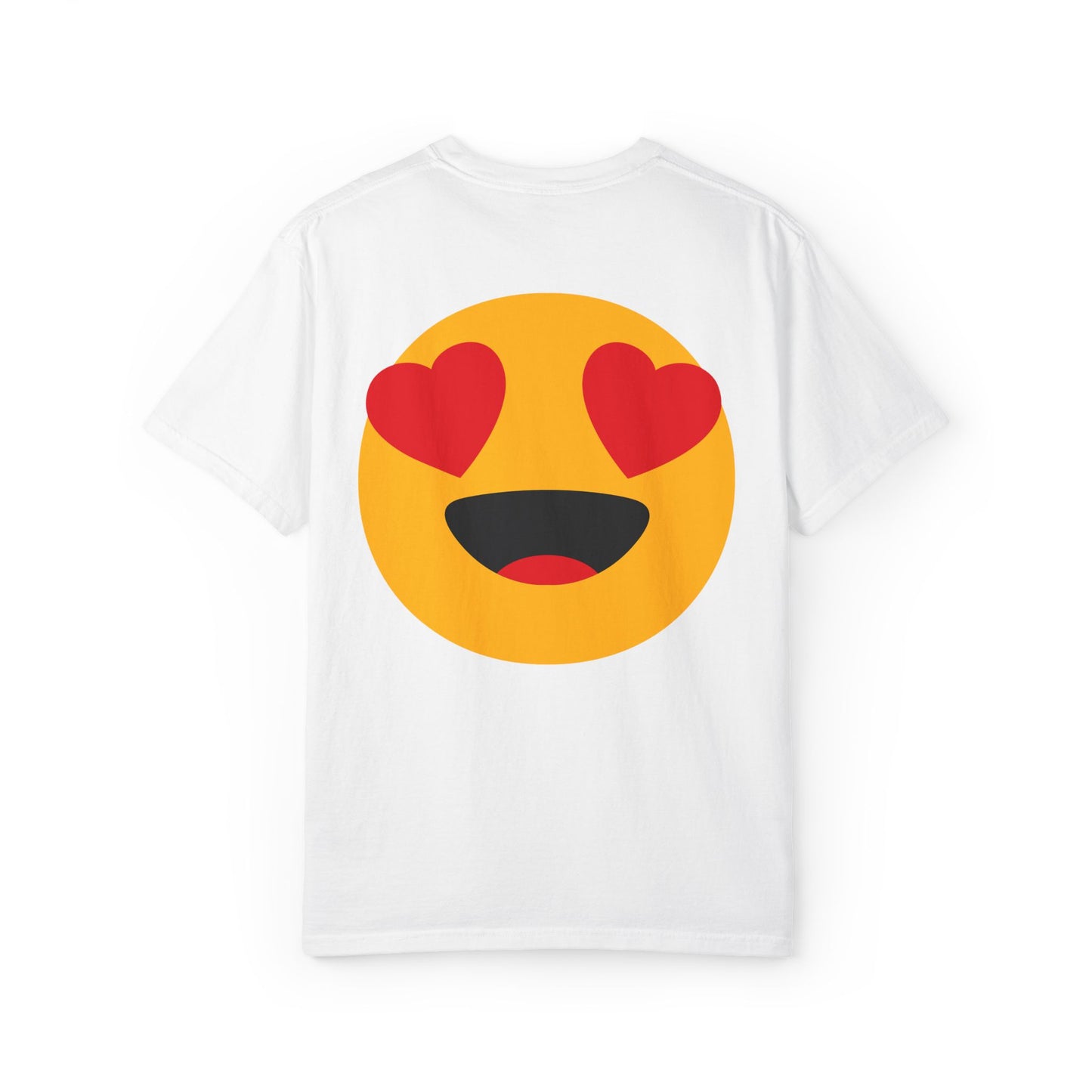 Love Emoji Garment-Dyed Unisex T-Shirt | Perfect for Valentine's Day & Casual Wear