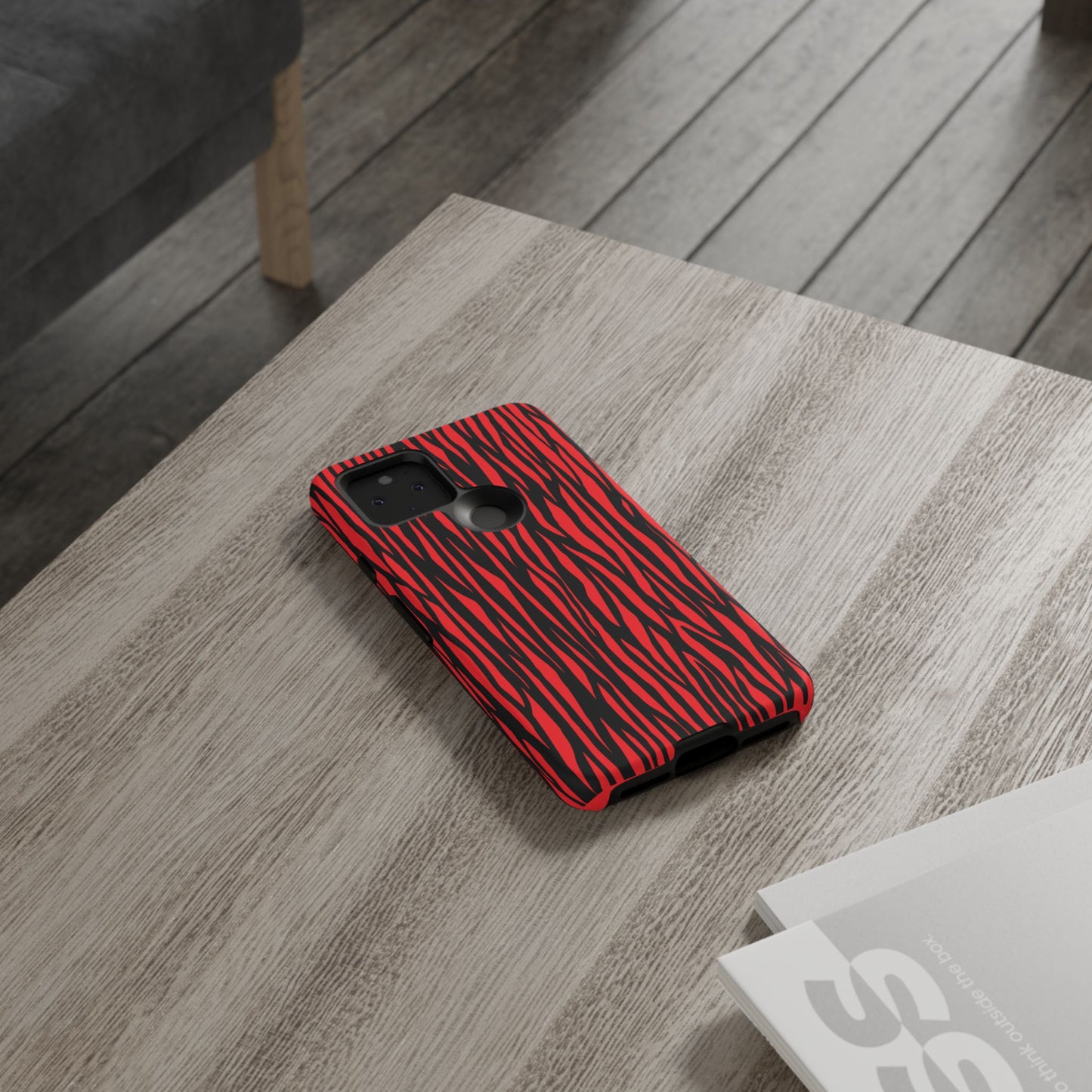 Bold Zebra Print Phone Case - Tough Protection for Trendsetters