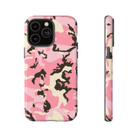 Stylish Pink Camouflage Phone Case – Tough Cases for Trendsetters