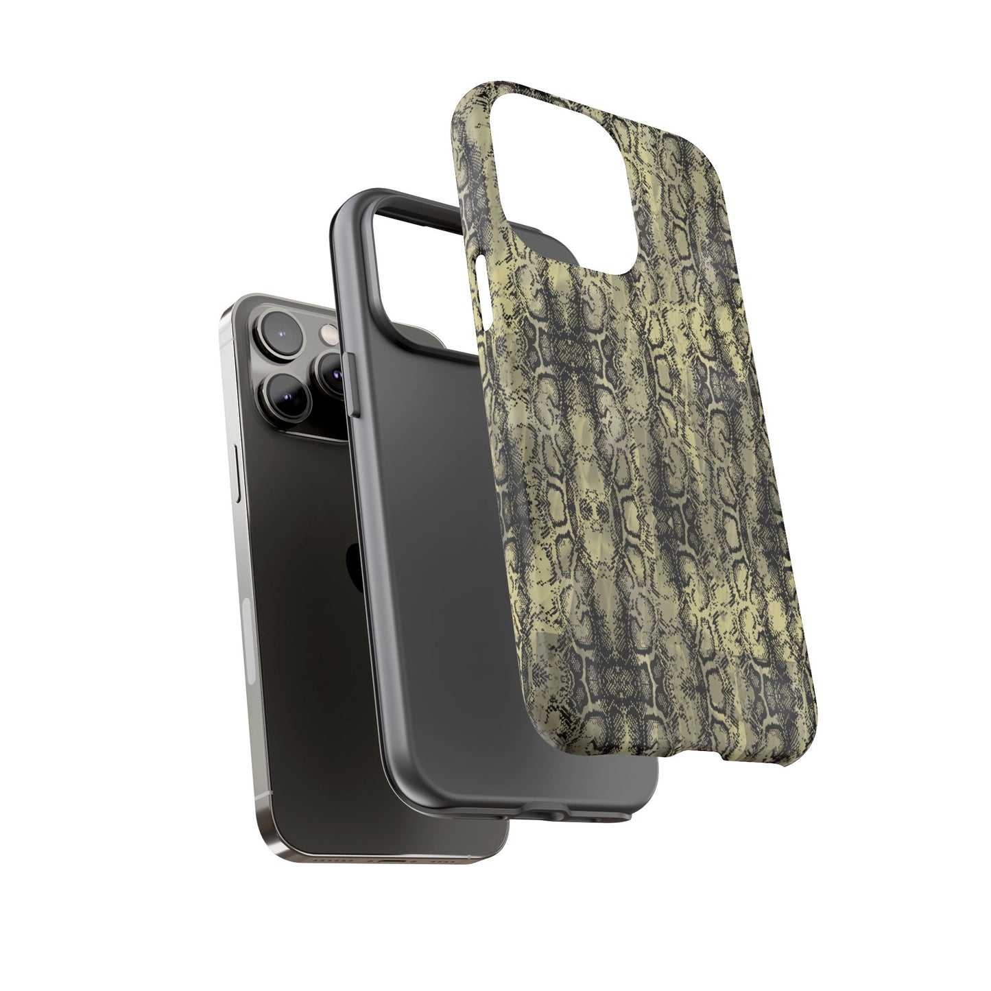 Snake Pattern Phone Case – Tough & Stylish Protection for Your Device  Show off your wild side while keeping your phone protected with this sleek snake pattern case—designed for both fashion and function.