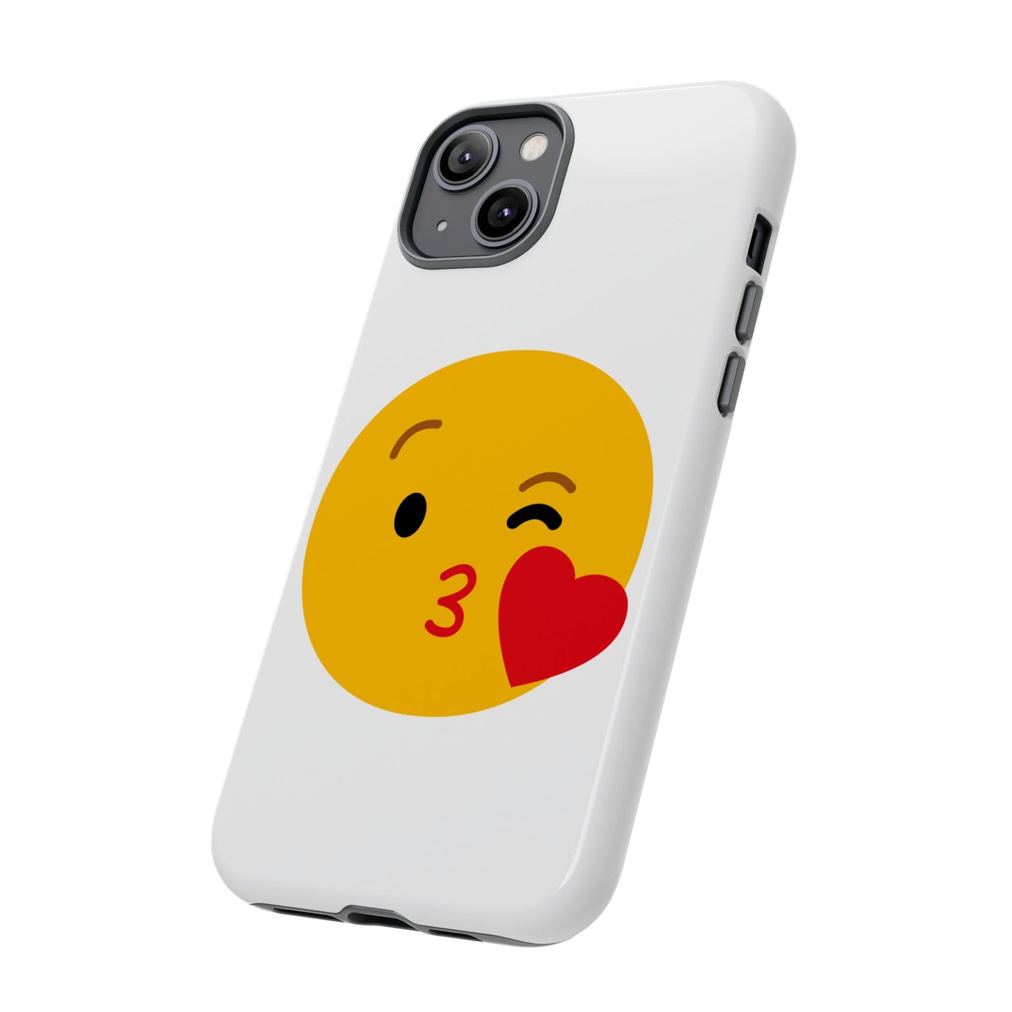 Cute Emoji Phone Case - Kissy Face Design for Stylish Protection
