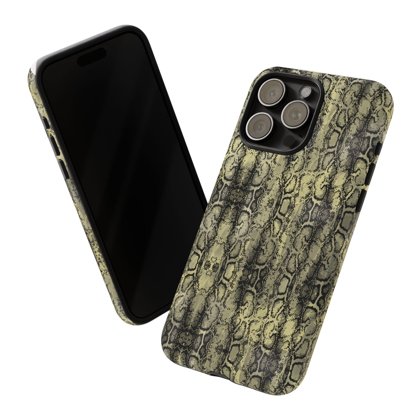 Snake Pattern Phone Case – Tough & Stylish Protection for Your Device  Show off your wild side while keeping your phone protected with this sleek snake pattern case—designed for both fashion and function.