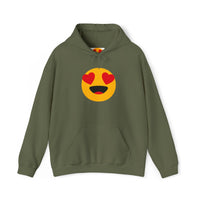 Heart Eyes Emoji Hoodie - Unisex Heavy Blend™ Sweatshirt