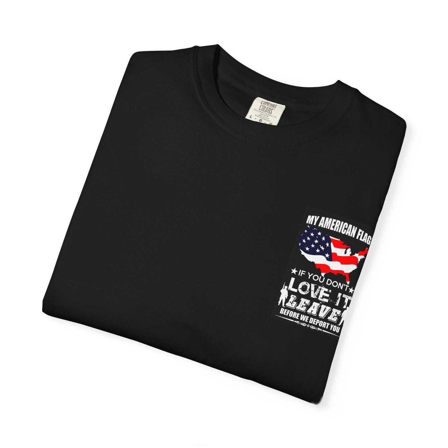 American Flag T-shirt, Patriotic Tee for July 4th, Veterans Support Shirt, Independence Day Top, USA Flag Apparel