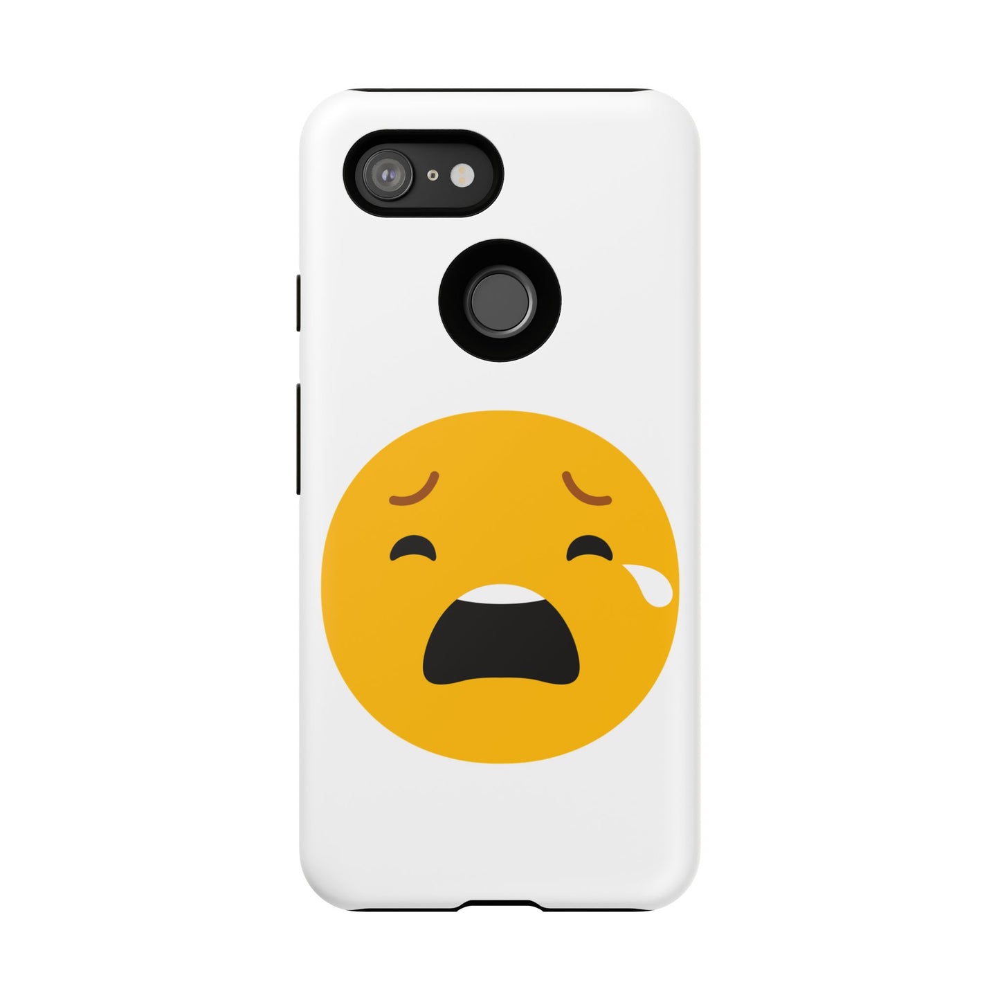 Emotional Tough Case – Sad Emoji Phone Case for Supportive Gifts
