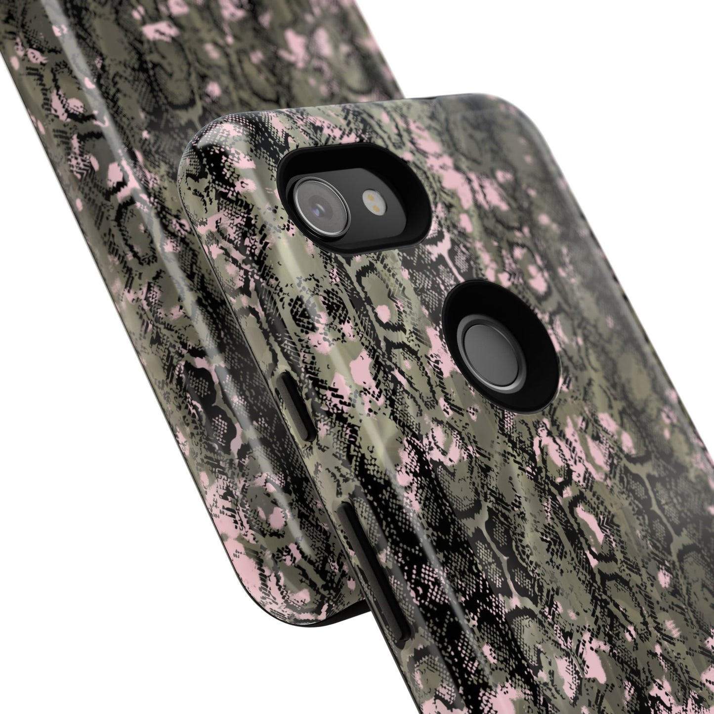 Stylish Snake Print Phone Case for Tough Protection