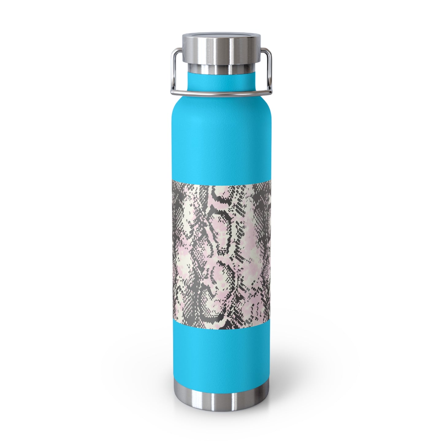 Trendy Snakeskin Insulated Water Bottle - 22oz - Perfect for Travel & Outdoor Adventures