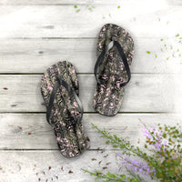 Trendy Pink Camouflage Flip Flops - Stylish Summer Sandals for Casual Wear