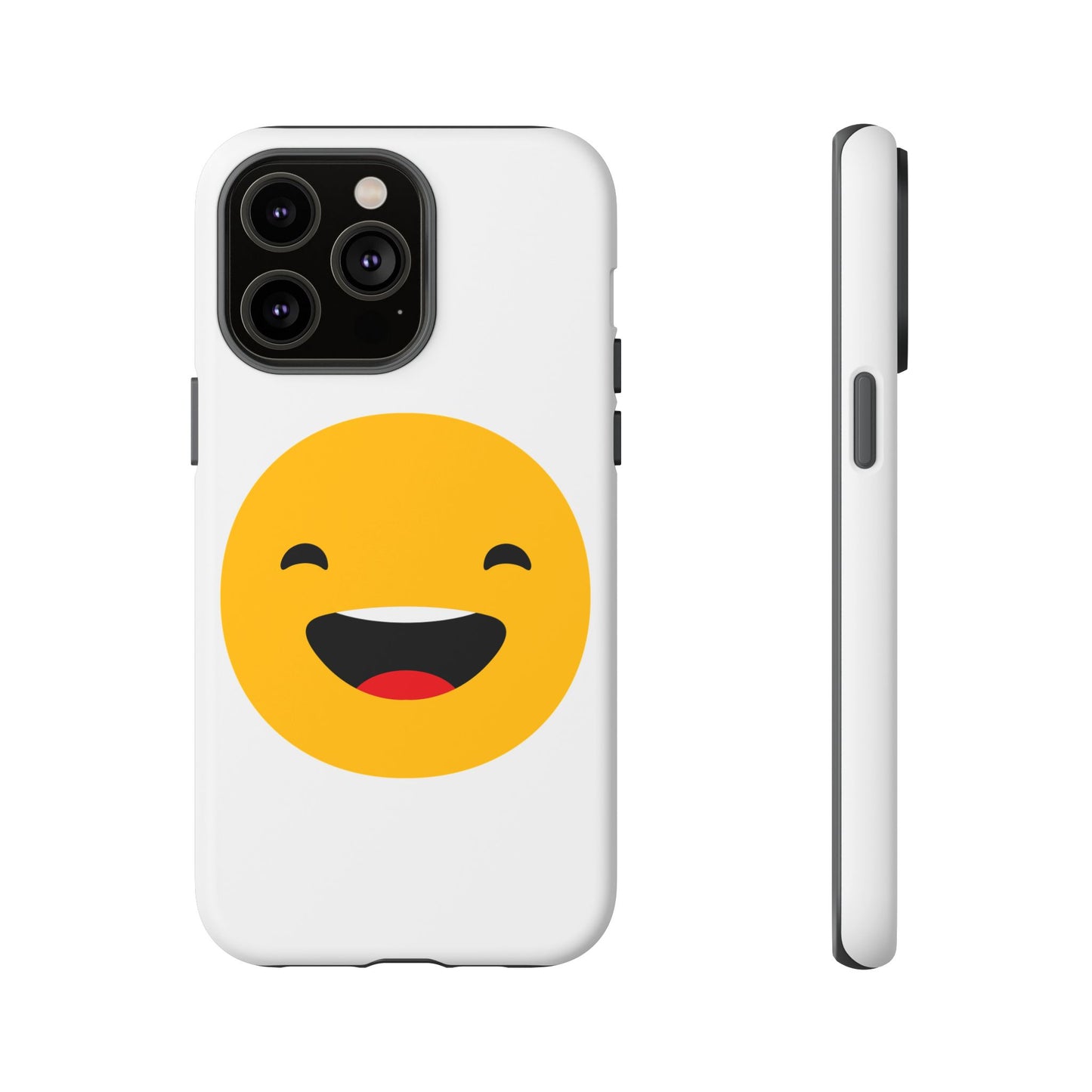 Happy Face Tough Phone Case - Durable Protection with Smile Design