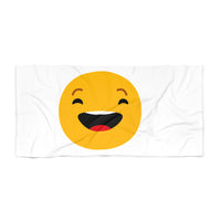 Smiley Face Beach Towel - Fun Summer Essential for Pool & Beach Days