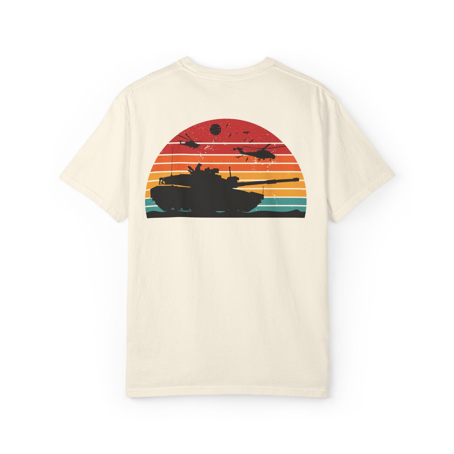Vintage Sunset Tank Top - Military Inspired Unisex T-Shirt