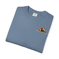 Unisex Cat & Dog Sunset Graphic T-Shirt - Casual Animal Lover Tee