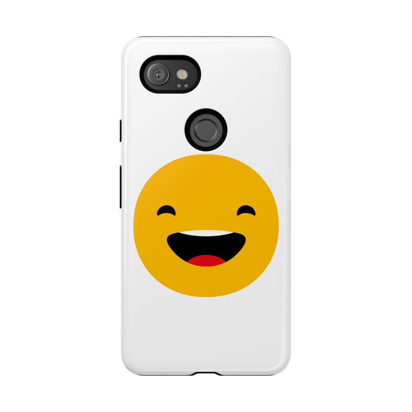 Happy Face Tough Phone Case - Durable Protection with Smile Design
