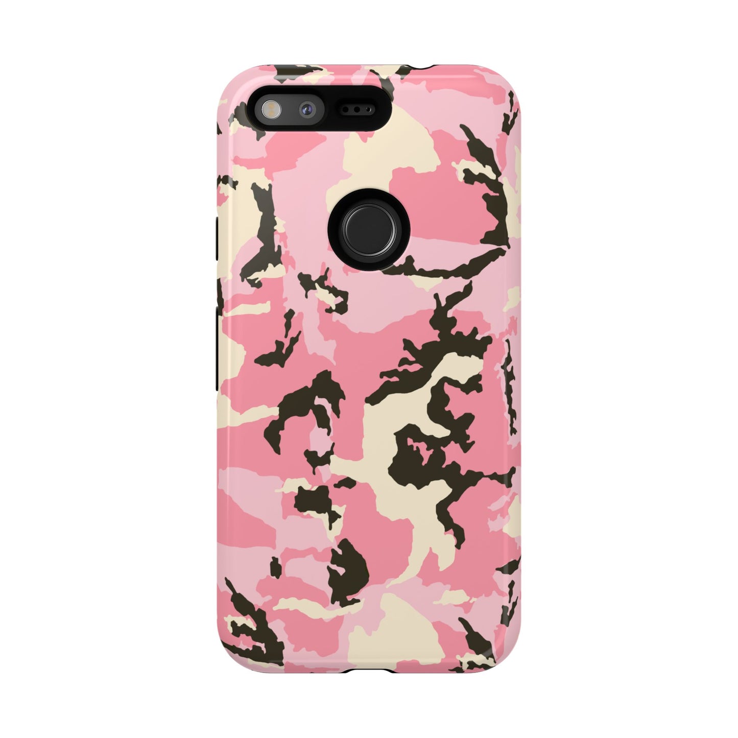Stylish Pink Camouflage Phone Case – Tough Cases for Trendsetters