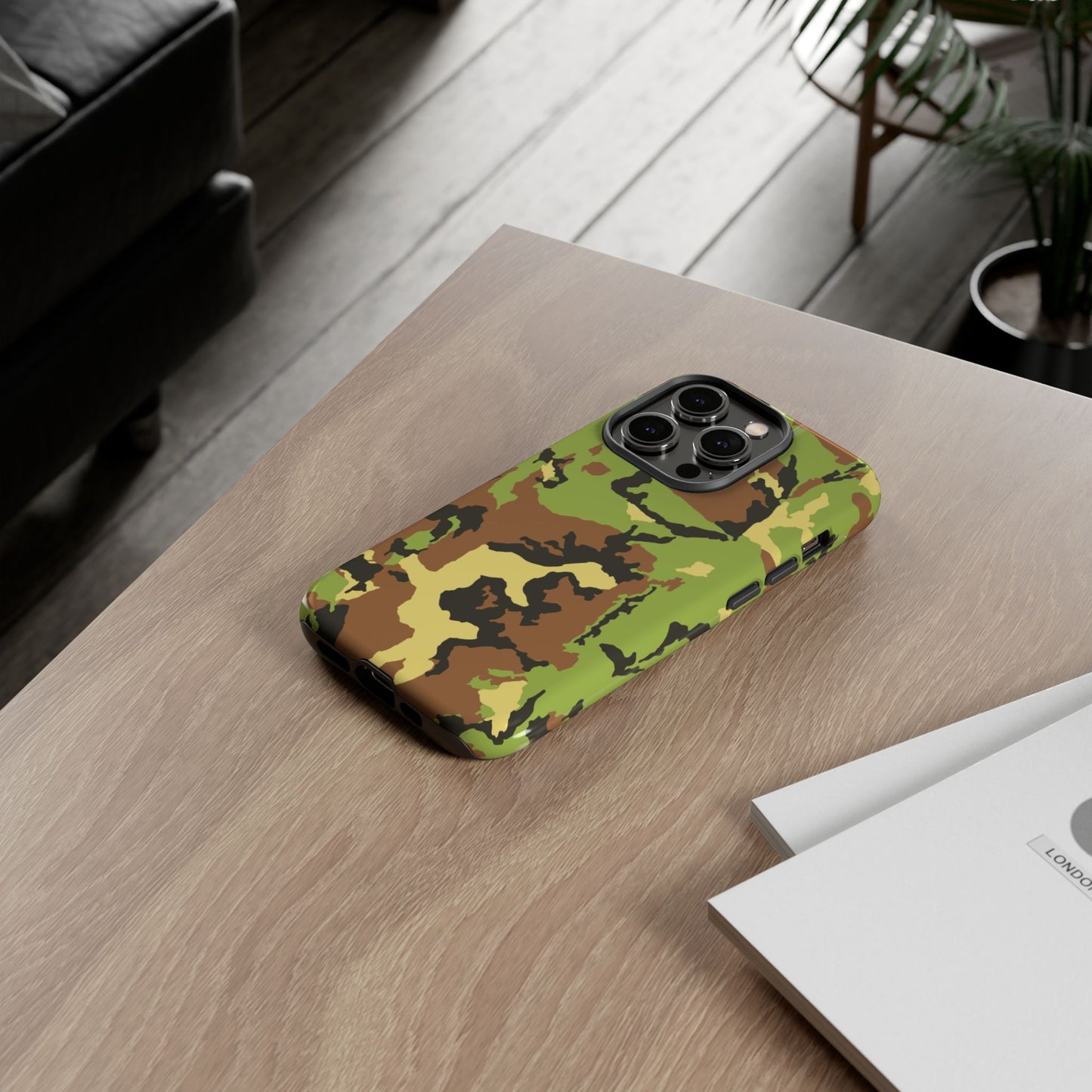Camo Tough Phone Case - Durable Military Style Cover for Adventure Lovers