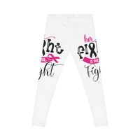 Empowering Women's Casual Leggings - Her Fight is Our Fight, Breast Cancer Awareness, Fitness Wear, Everyday Comfort, Inspirational [...]