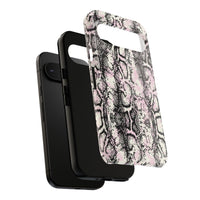 Stylish Snake Print Phone Case - Tough Protection for Trendsetters