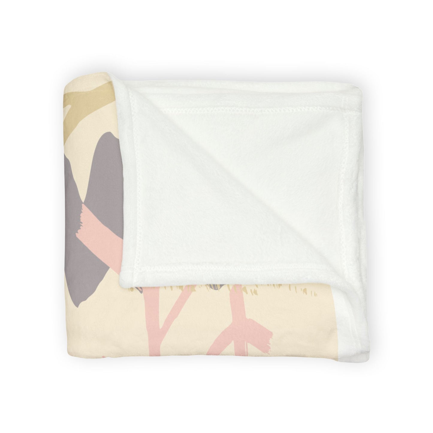 Cozy Boho Soft Polyester Blanket - Nature-Inspired Design