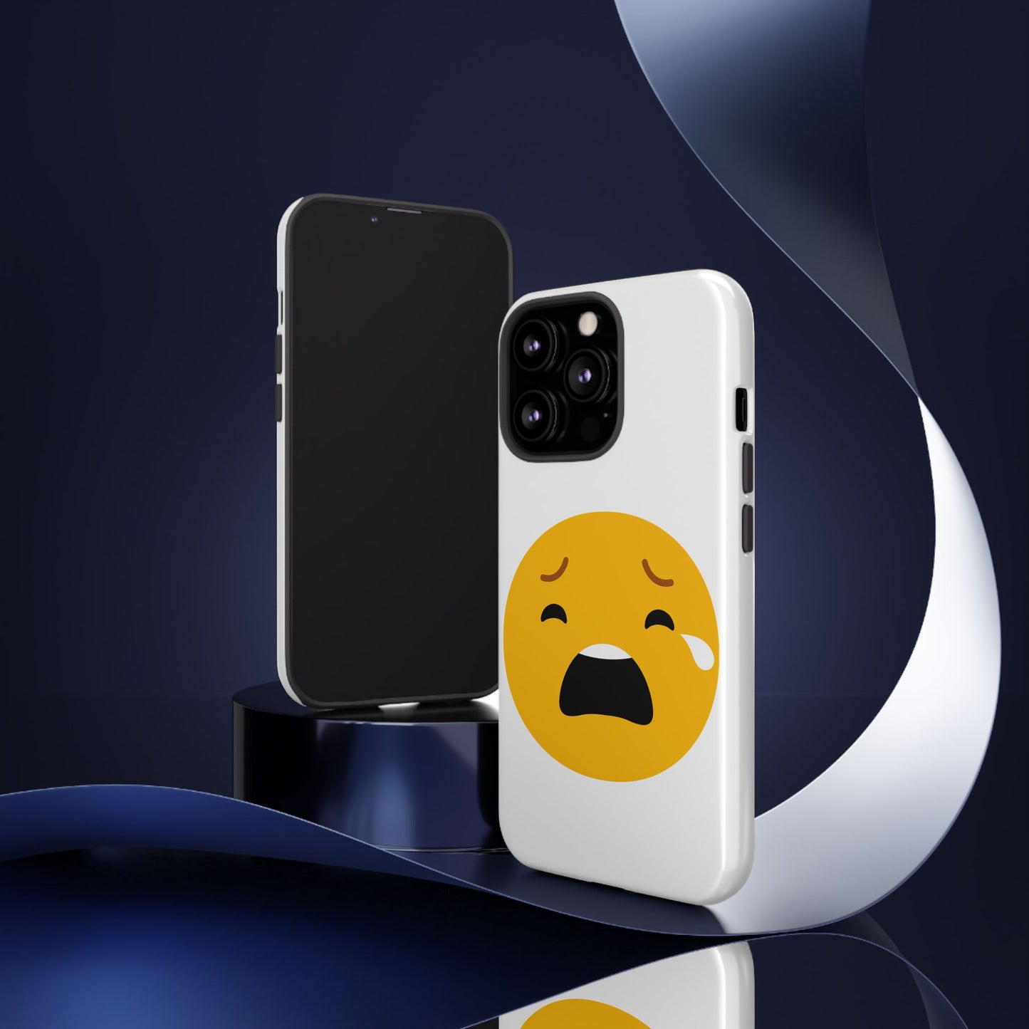 Emotional Tough Case – Sad Emoji Phone Case for Supportive Gifts