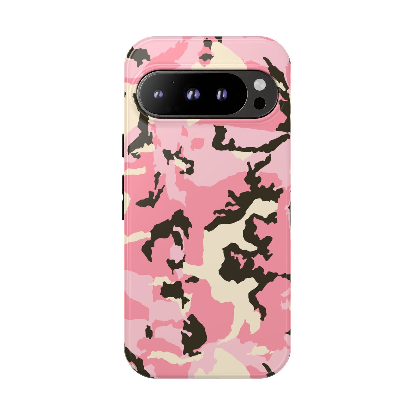 Stylish Pink Camouflage Phone Case – Tough Cases for Trendsetters