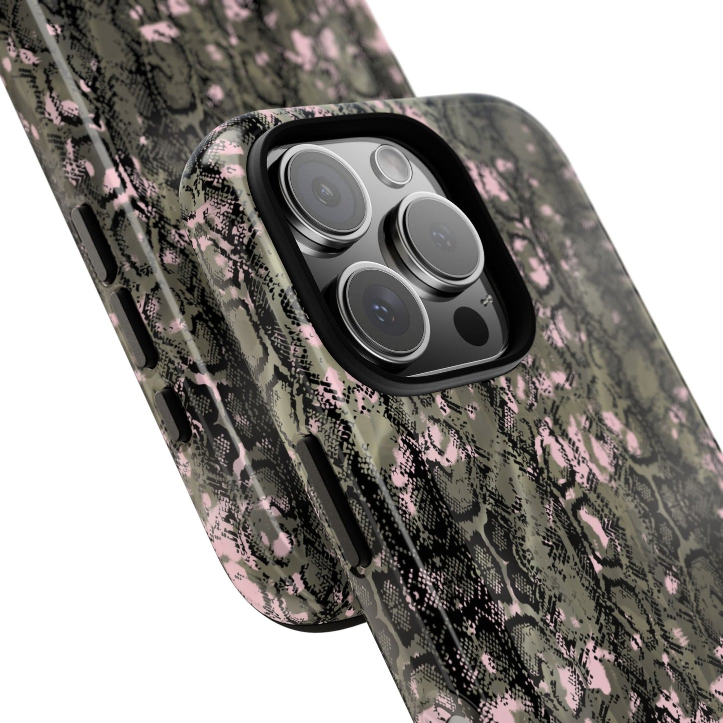 Stylish Snake Print Phone Case for Tough Protection