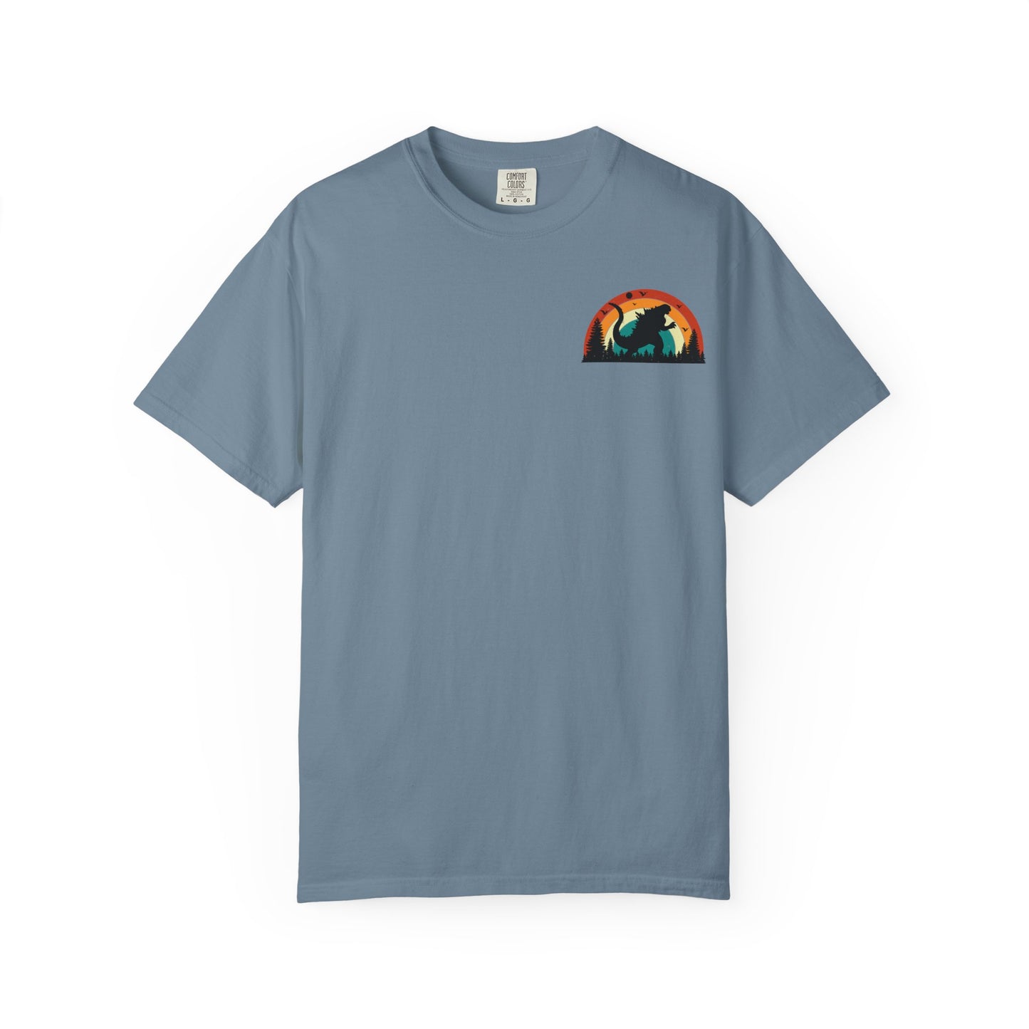 Retro Sunset Dinosaur Unisex T-Shirt