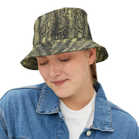 Snakeskin Bucket Hat - Trendy Outdoor Accessory for Summer Adventures