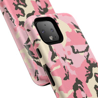 Stylish Pink Camouflage Phone Case – Tough Cases for Trendsetters