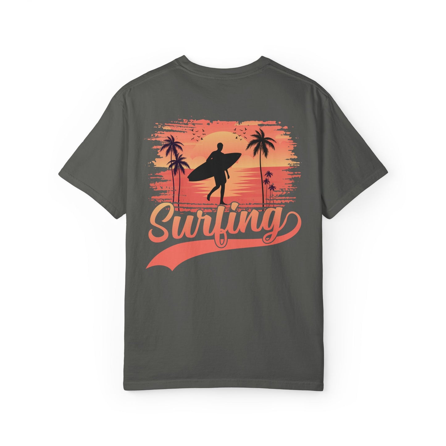 Surfing Paradise Unisex T-Shirt, Casual Beach Wear, Summer Vibes, Gift for Surfers, Vacation Outfit