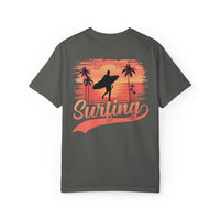 Surfing Paradise Unisex T-Shirt, Casual Beach Wear, Summer Vibes, Gift for Surfers, Vacation Outfit