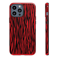 Bold Zebra Print Phone Case - Tough Protection for Trendsetters