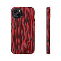 Bold Zebra Print Phone Case - Tough Protection for Trendsetters