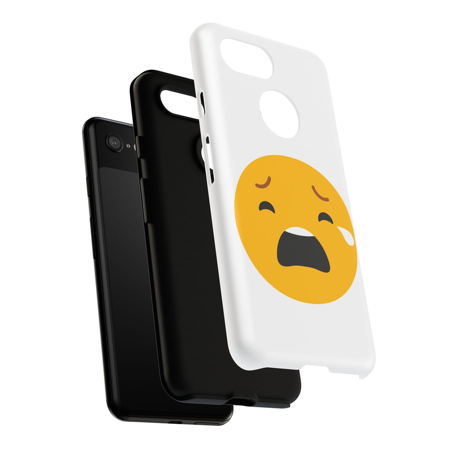 Emotional Tough Case – Sad Emoji Phone Case for Supportive Gifts