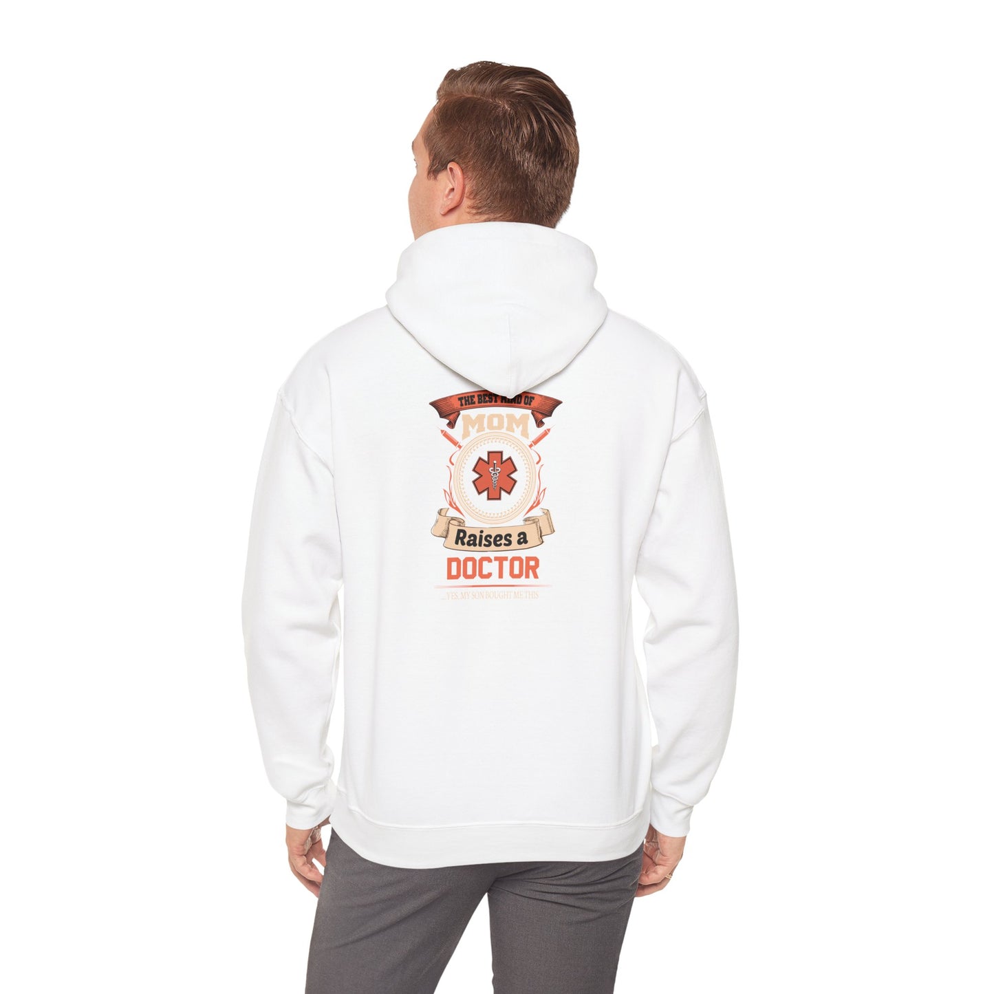 Mom Raises a Doctor Hooded Sweatshirt - Unisex Heavy Blend™