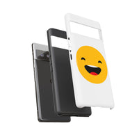 Happy Face Tough Phone Case - Durable Protection with Smile Design