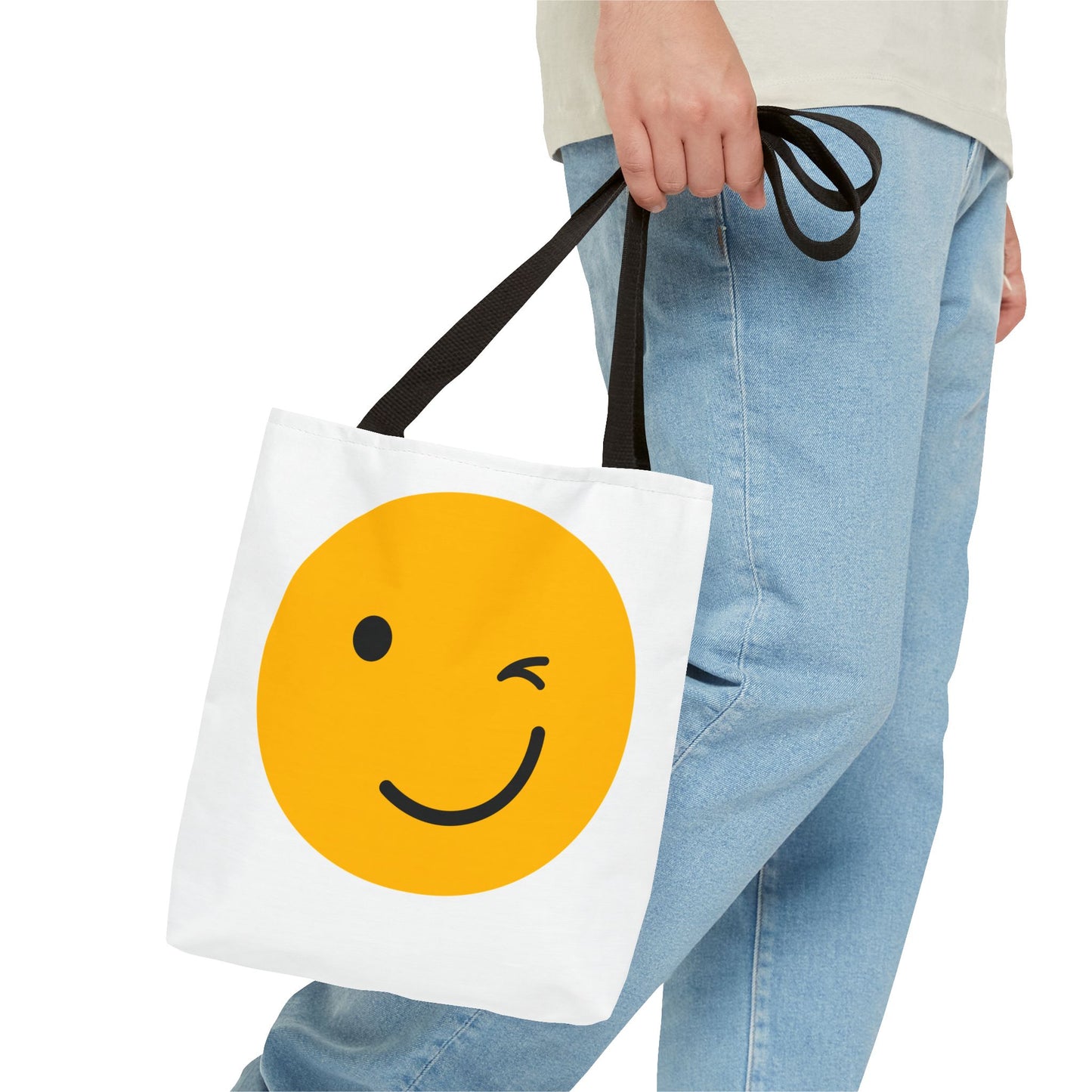 Smiley Face Tote Bag - Fun and Cheerful Everyday Accessory