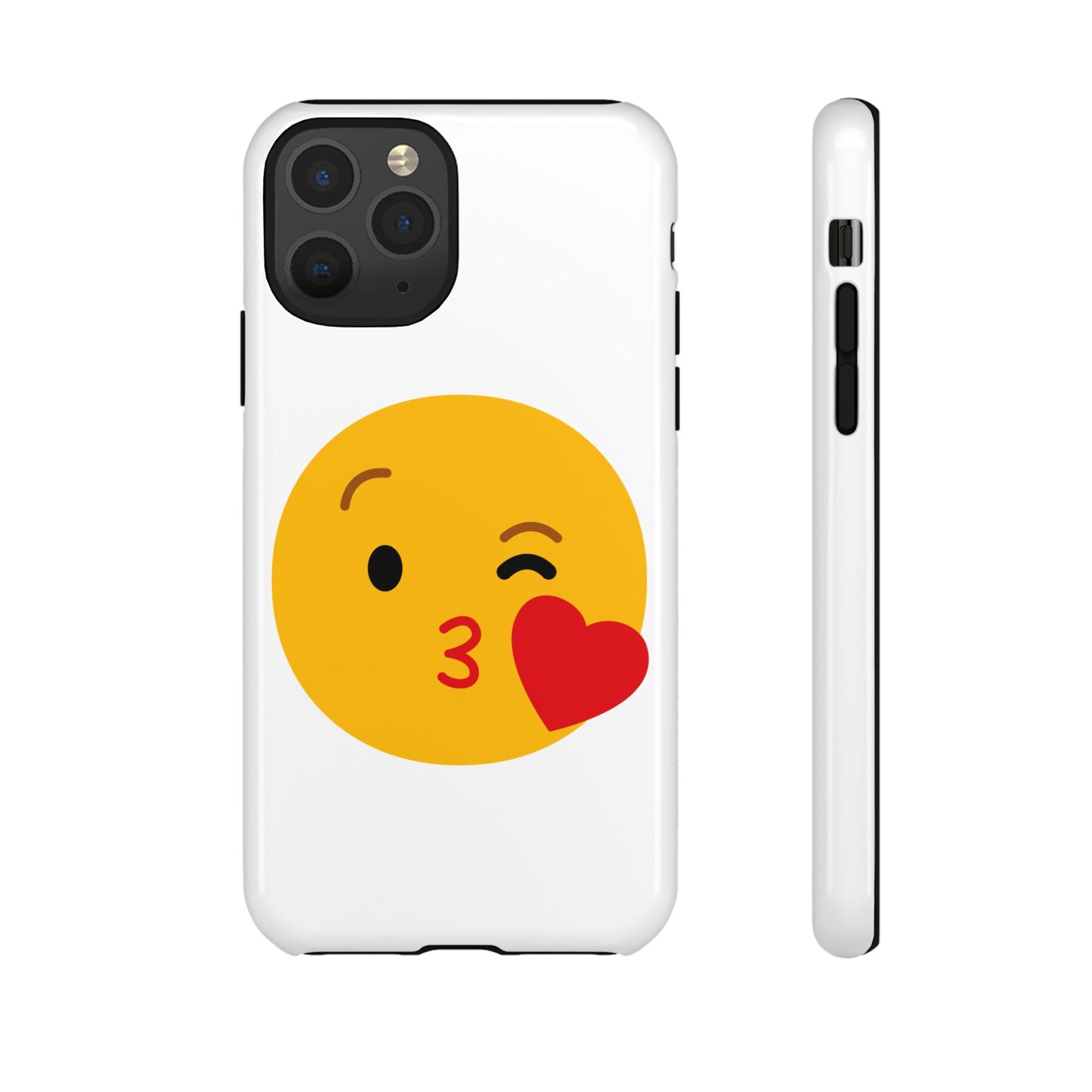 Cute Emoji Phone Case - Kissy Face Design for Stylish Protection