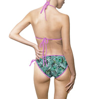 Tropical Floral Women's Bikini Swimsuit - Perfect for Summer Fun