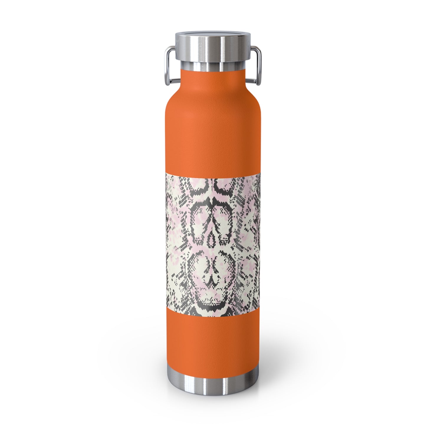 Trendy Snakeskin Insulated Water Bottle - 22oz - Perfect for Travel & Outdoor Adventures