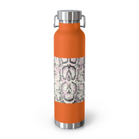Trendy Snakeskin Insulated Water Bottle - 22oz - Perfect for Travel & Outdoor Adventures