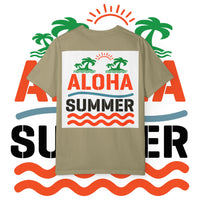 Aloha Summer Unisex T-Shirt, Beach Shirt, Vacation Tee, Summer Apparel, Tropical Graphic Tee, iconic Waikiki Beach Maui ,Oahu