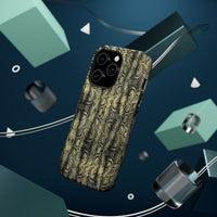 Stylish Snake Skin Magnetic Tough Case - Durable Protection for Your Phone