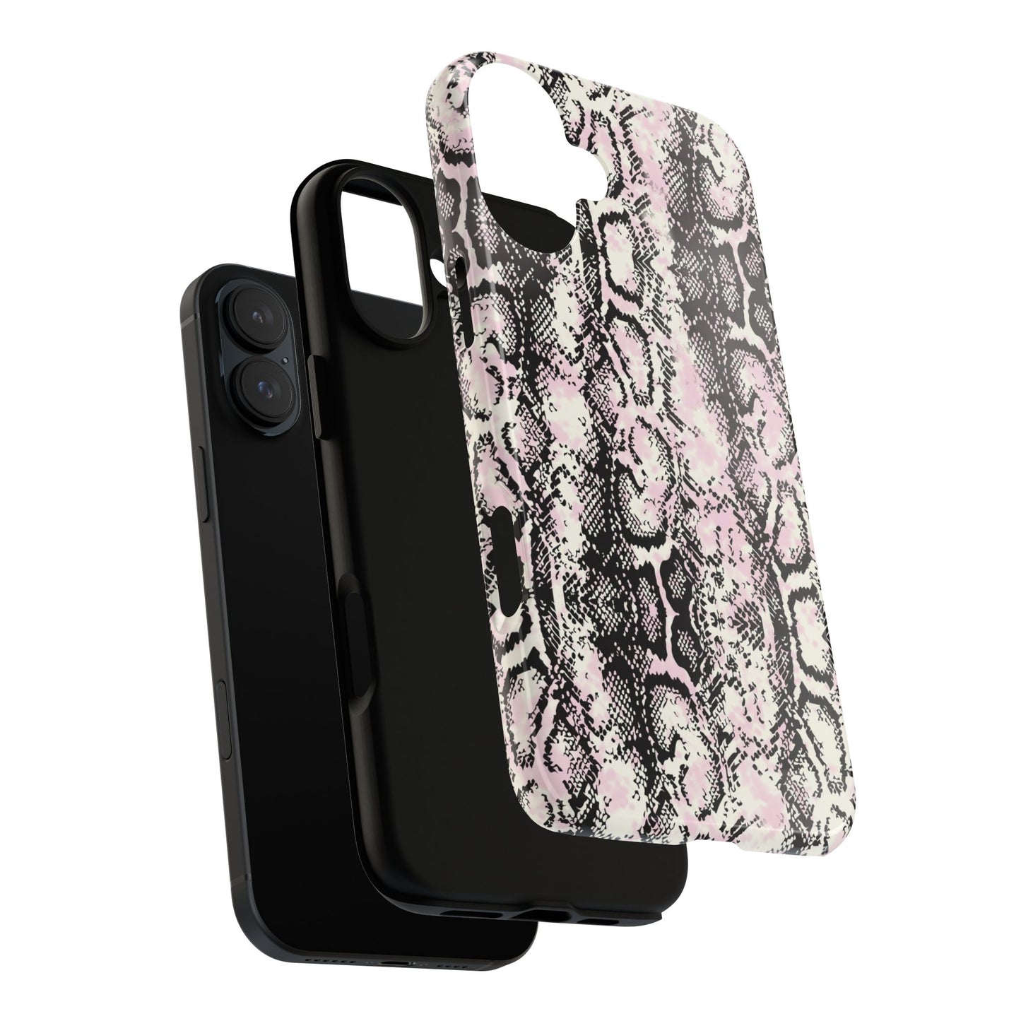 Stylish Snake Print Phone Case - Tough Protection for Trendsetters