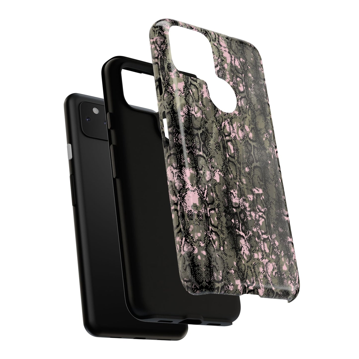 Stylish Snake Print Phone Case for Tough Protection