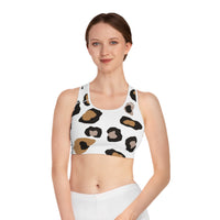 Leopard Print Sports Bra - Stylish Activewear for Workouts & Fitness Enthusiasts