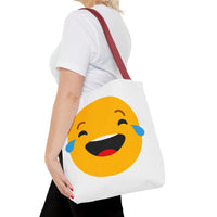 Funny Emoji Tote Bag - Smiling & Laughing Faces