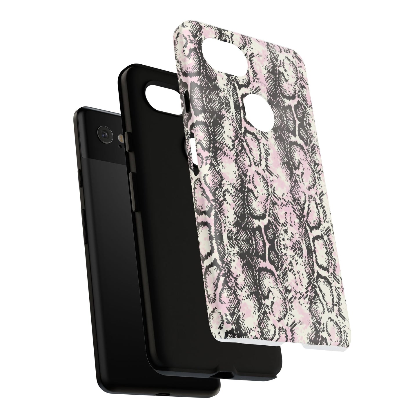 Stylish Snake Print Phone Case – Trendy Design, Tough Protection  Make a bold fashion statement while keeping your phone safe with this sleek and durable snake print case.
