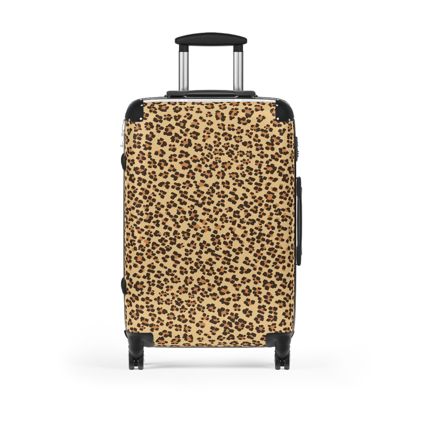 Stylish Leopard Print Carry-On Suitcase