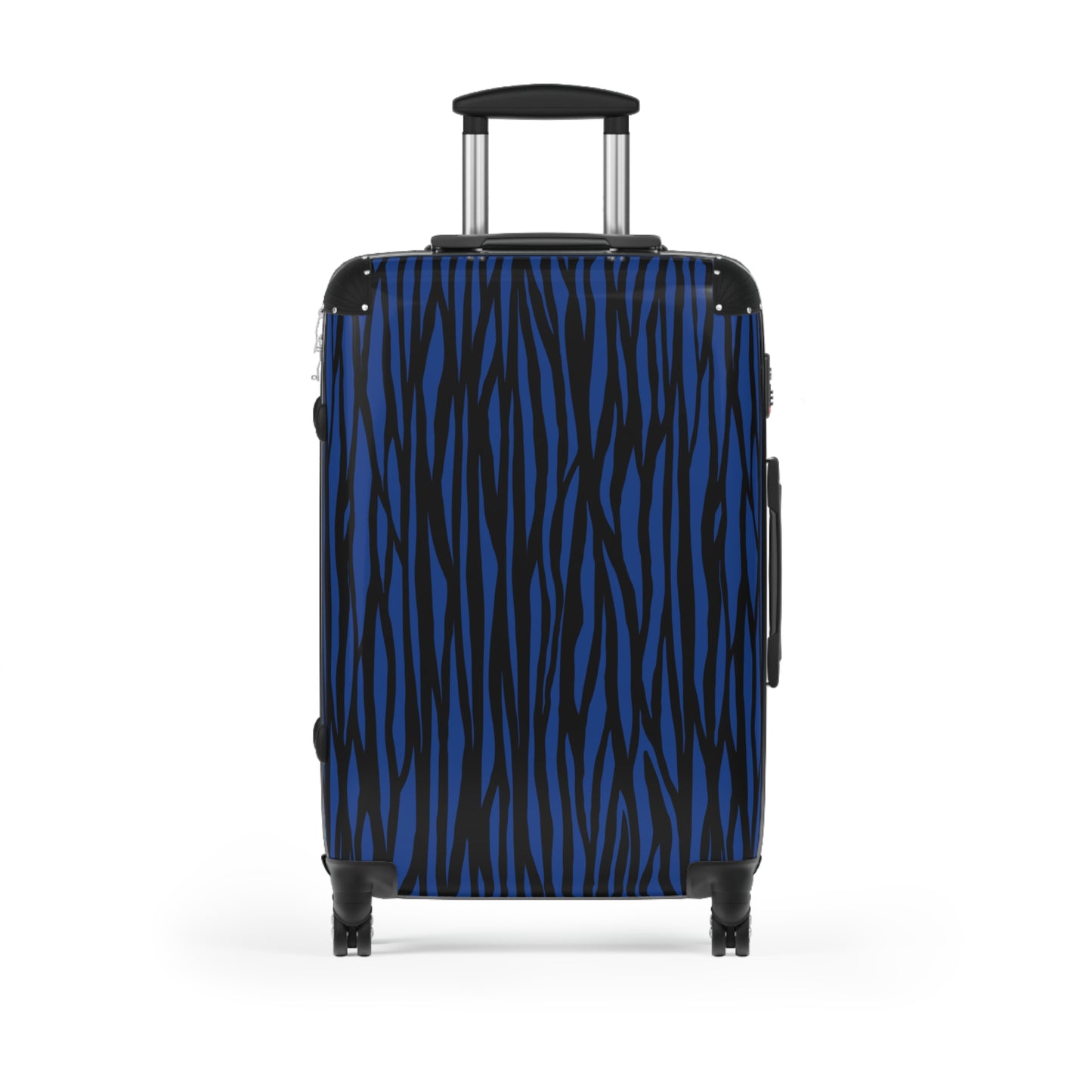 Bold Striped Suitcase - Stylish Travel Luggage for Adventurers