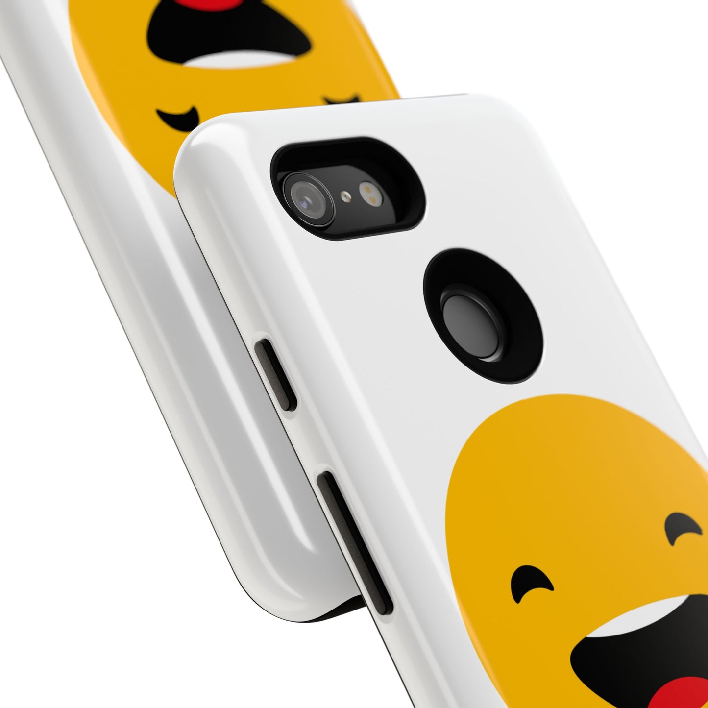 Happy Face Tough Phone Case - Durable Protection with Smile Design